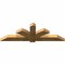 Ekena Millwork Redmond Rough Sawn Timber Gable Bracket, Western Red Cedar, 72"W x 24"H x 4"D x 6"F, 8/12 Pitch GBW072X24X0406RED00RWR - alternate 2